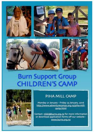 Burn Support Group Childrens Camp
